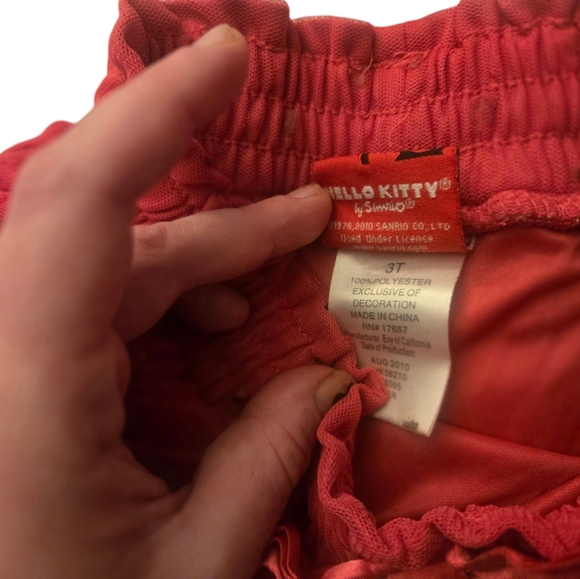 Hello kitty tulle holiday skirt for toddler 3t - Picture 3 of 3